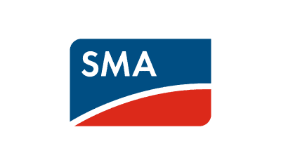Logo de SMA, fabricante de inversores solares